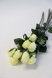 Craft material and supply: Single Silk Rose Bud - Box 24