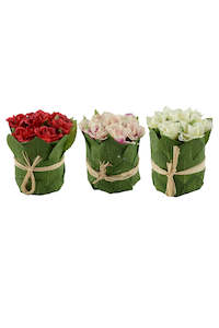 Silk Mini Rose Arrangement - Box of 12 + 48