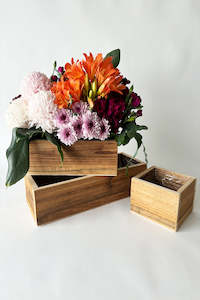 Craft material and supply: Wooden Box Planter (unit 6 & 18 + 24)