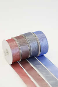 Shot Organza Wire Edged Ribbon (unit 1)