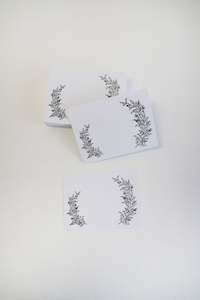 Inkberry Calligraphy x Griff Greenery Border Cards (unit 1)