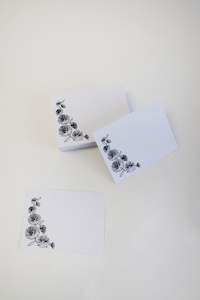 Craft material and supply: Inkberry Calligraphy x Griff Pohutakawa Border Cards (unit 1)