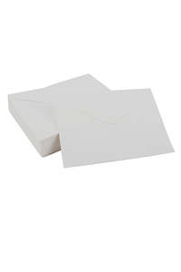 White Card Envelopes 500pcs (unit 1)