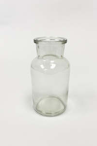 Glass Bottle Bud Vase (unit 4 + 36)