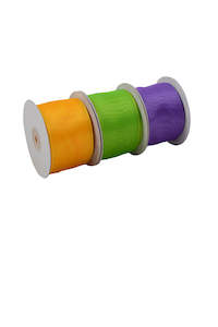 Craft material and supply: Organza Wire Edge Ribbon 60mm x 30m (unit 1)