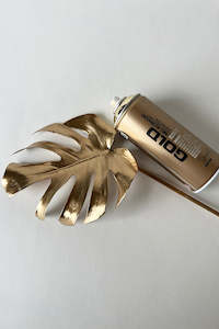 Craft material and supply: Montana Metallic Gold Spray Paint