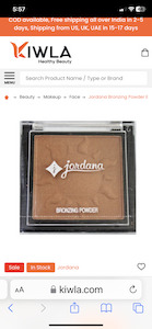 bronzing: Jordana Bronzing Powder #03 Dark