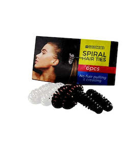 Hair: Spiral Hair Tie 6pcs