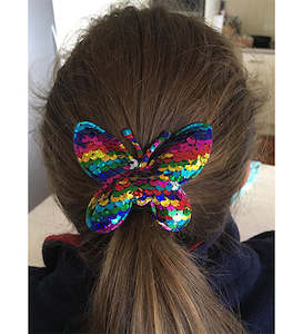 Girls Butterfly Hair Tie