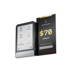 [LIMITED] LEDGER FLEX with $70 of Bitcoin Voucher