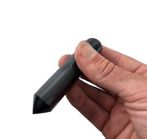 Polished Shungite Massage Pencil - for purification & clearing