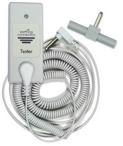 Earthing Conductivity tester + coiled cord + splitter