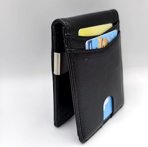 RFID Shielding Anti Theft Wallet with Money Clip