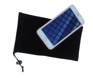 EMF Blocking protective draw-string bag for Cellphone .Prevents Radiation 22X13cm