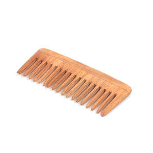 Network marketing: Wooden Comb -Wide Tooth