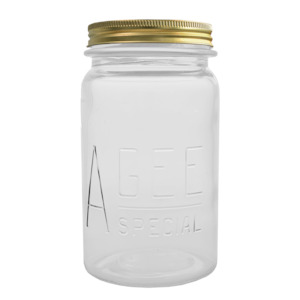 Agee 1 Litre Wide mouth Preserving Jar - Single