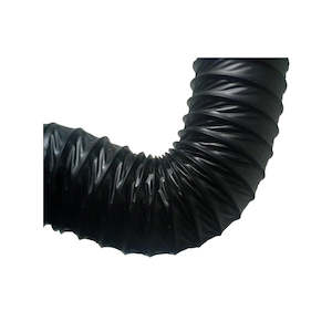 Garden supply: 200mm x 5m Wire Core Black Ducting