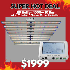 LED Hellion 1000w & Master Controller Pack Deal - Lm301H Grow Light