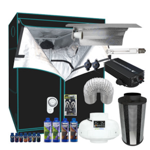 Grow Tent Starter Kit 2 Metre - 600w Digital Ballast Light Set - 150mm Fan & Carbon