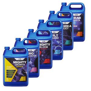 Garden supply: CX Additives 5 Litre Fuel Up Pack - Bio Balancer, Mighty Growth, Mighty Bloom, Head Masta, Regen A Root, Wilt Guard