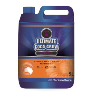 Garden supply: Ultimate Coco Grow CX 5 Litre Single Part