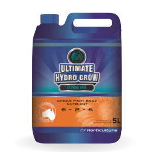 Garden supply: Ultimate Hydro Grow CX 5 Litre Single Part