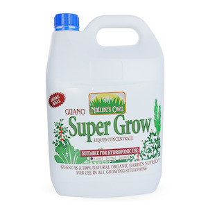 Guano 10-10-2 Supergrow 5 Litre - Nature's Own