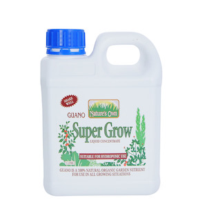 Garden supply: Guano 10-10-2 Supergrow 1 Litre - Nature's Own