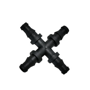 Garden supply: Autopot Cross Connector 6mm (9mm UK measurements)