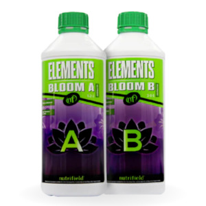 Garden supply: Elements Bloom A & B 1 Litre Nutrifield