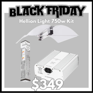 Hellion HPS DE 600w - 750w UHF Medium Defender Grow Light Kitset - Adjust-A-Wings