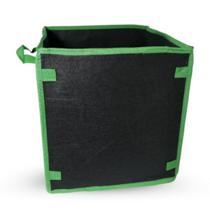 Fabric Pot Heavy Duty Square 37.9 Litre - 10 Gallon c/w Handles