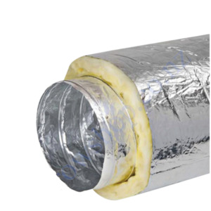 Garden supply: Ducting Insulated 200mm x 10 Metres