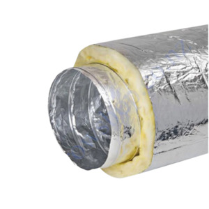 Garden supply: Ducting Insulated 125mm x 10 Metres