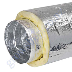 Garden supply: Ducting Insulated 250mm x 10 Metres