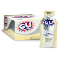 GU Energy Gels - Vanilla Bean - 24 packets 20mg caffeine