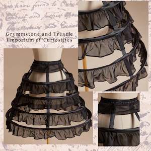 “Birdcage” Hoop Skirt - Size 10 to 12