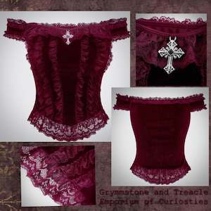 Clothing: Severine Velvet Bodice