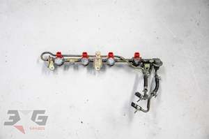 Engines: Nissan S14 S15 Silvia SR20DE Fuel Injectors & Rail Assembly 93-98 SR20DET