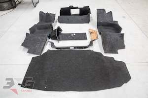 Interior: Nissan R34 Skyline GT-T SEDAN Trunk Boot Interior Lining & Carpet Set 98-02 #2