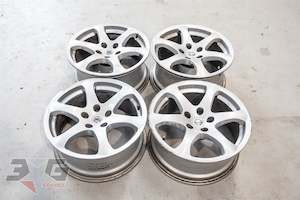 Nissan V35 Skyline Staggered Fit 17x7.5 +30 17x8 +33 inch Alloy Wheel Set 5x114.3 PCD