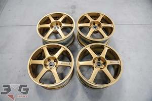 Genuine Yokohama AVS Model 6 Staggered Fit 18x8 +30 18x9 +35 5x114.3 PCD Alloy Wheels Japan