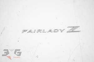 Exterior: Nissan Z33 Fairlady Z Boot Tailgate Trunk Badge "FAIRLADY Z" Emblem 02-09