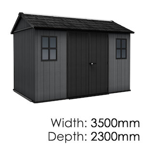 Keter Newton Plus 1175 Outdoor Storage Shed - Garden Sheds NZ