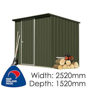 Products: SmartStore Lean-to SM2515 Karaka - Garden Sheds NZ