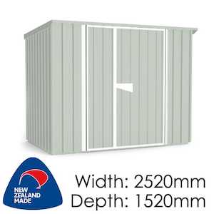 SmartStore Lean-to SM2515D Mist Green - Garden Sheds NZ