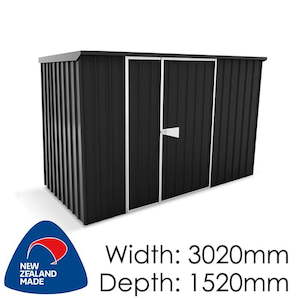 SmartStore Lean-to SM3015 Ebony - Garden Sheds NZ