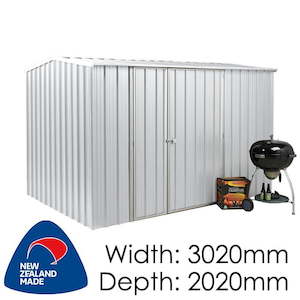 SmartStore Gable SM3020 Zinc - Garden Sheds NZ