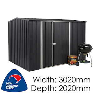 SmartStore Gable SM3020 Ebony - Garden Sheds NZ