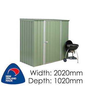 SmartStore Skillion SM2010 Mist Green - Garden Sheds NZ